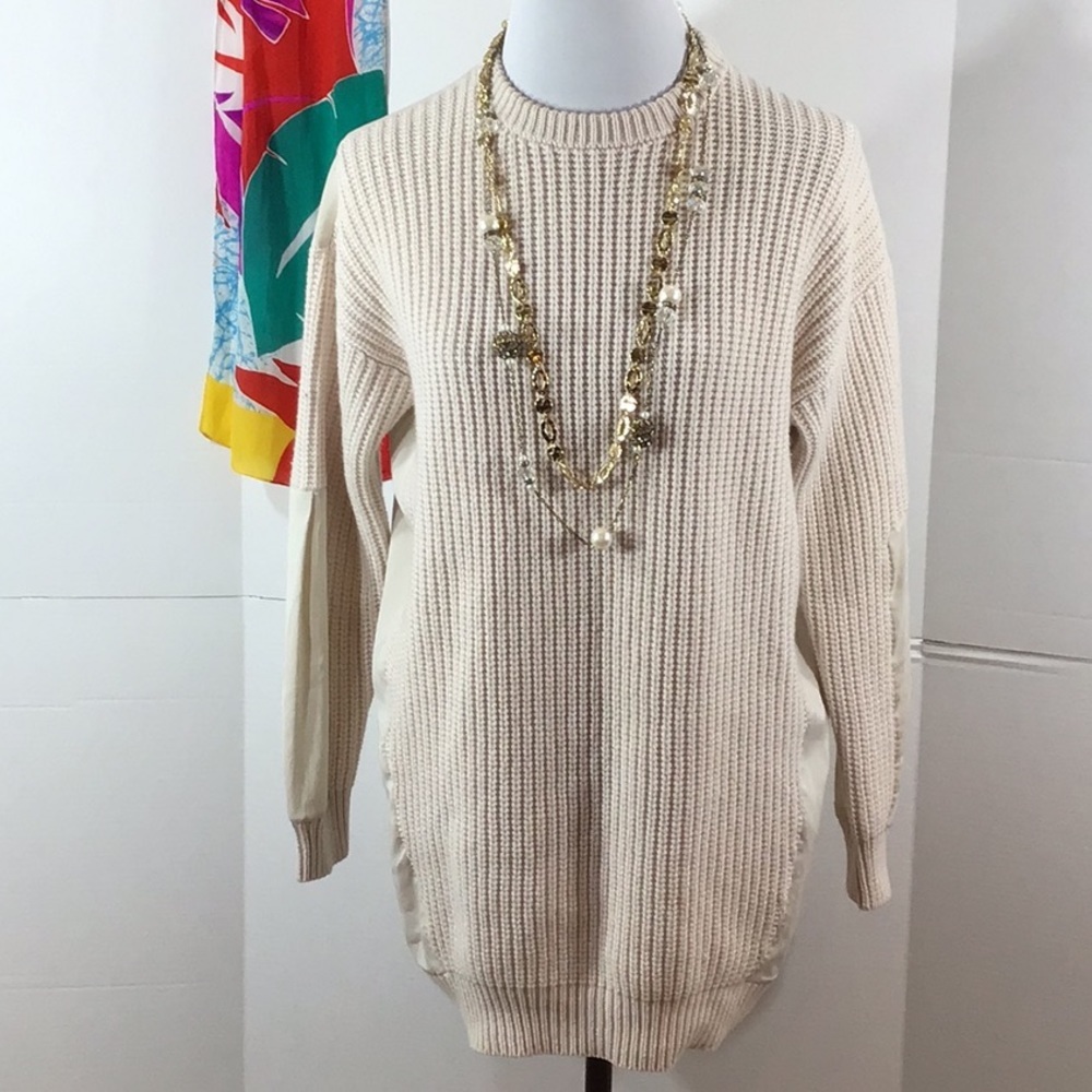 Brunello Cucinelli ribbed silk/cashmere sweater M